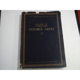 STUDII SI CERCETARI DE ISTORIA ARTEI 